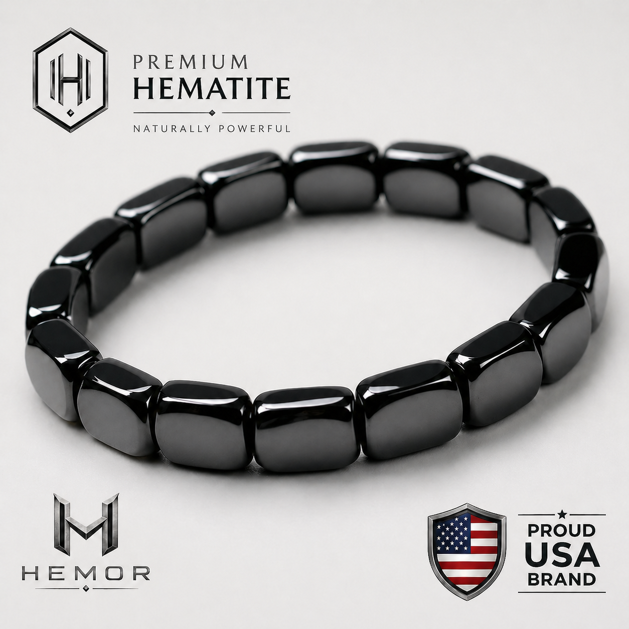 HEMOR® HEMATITE BRACELET.